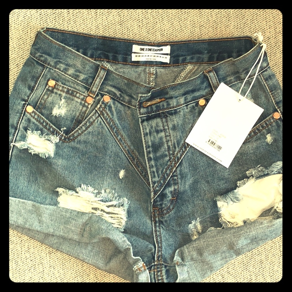 ONE Teaspoon Denim Shorts